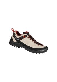 Buty Podejściowe Damskie Salewa Wildfire Leather Gtx. Kolor: wielokolorowy, beżowy, czarny. Materiał: zamsz, materiał, syntetyk. Szerokość cholewki: normalna
