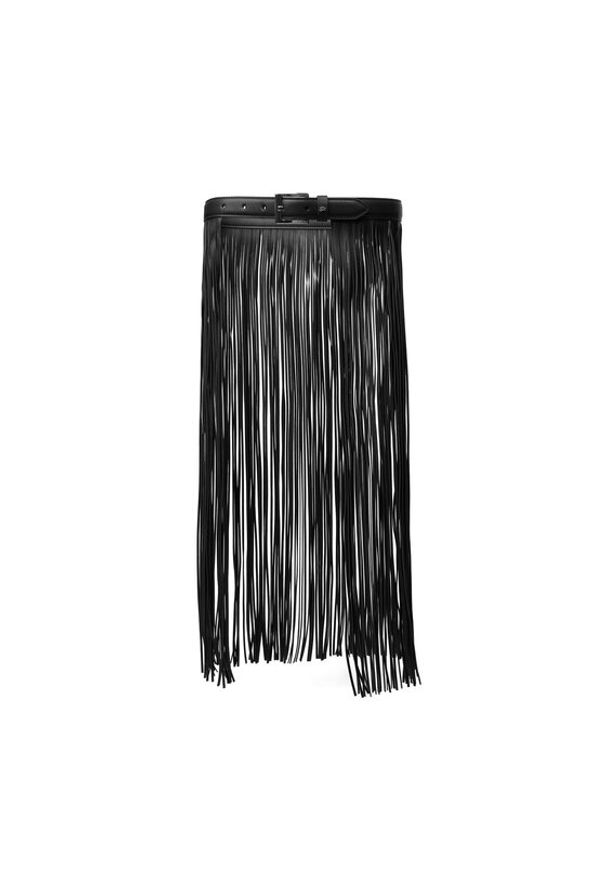 Karl Lagerfeld - KARL LAGERFELD Pasek Damski B1W33048 Czarny. Kolor: czarny. Materiał: skóra