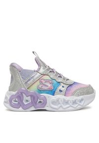 skechers - Sneakersy Skechers. Kolor: srebrny