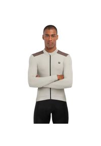 SIROKO - Koszulka termoaktywna rowerowa męska M4 Sandhill. Kolor: brązowy, beżowy, wielokolorowy. Długość rękawa: długi rękaw. Długość: długie. Sezon: zima, jesień. Sport: kolarstwo #1