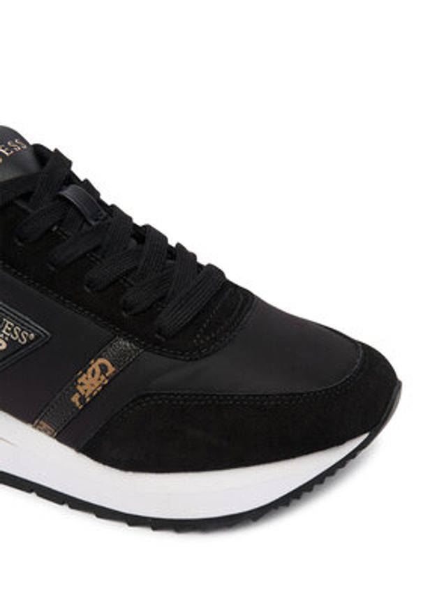 Guess Sneakersy FLPEAG FAL12 Czarny. Kolor: czarny