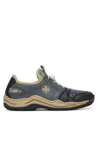 Rieker Sneakersy L0538-14 Granatowy. Kolor: niebieski. Materiał: materiał, syntetyk