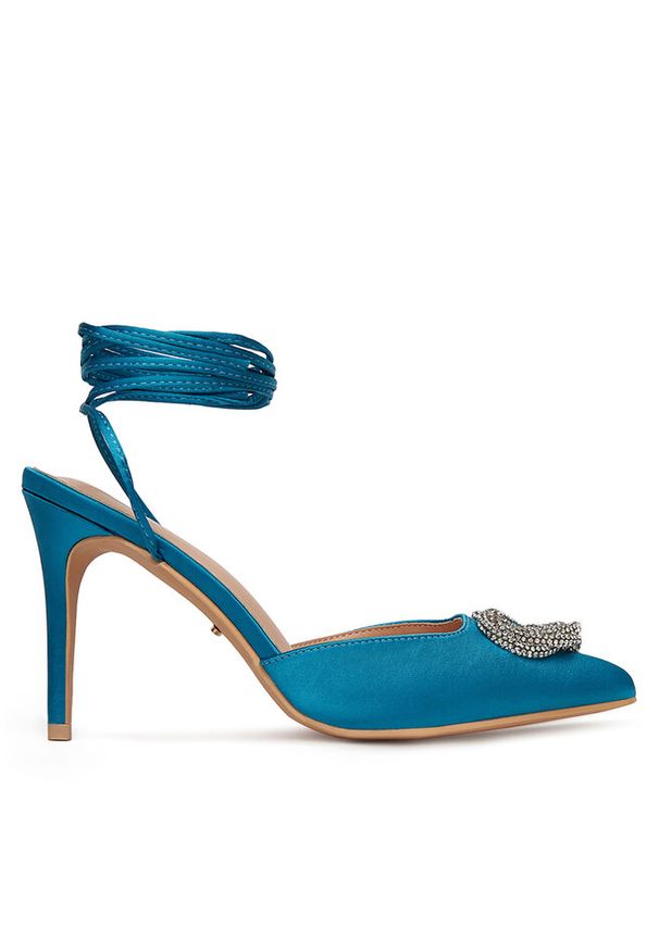 Szpilki DeeZee. Kolor: niebieski. Obcas: na szpilce