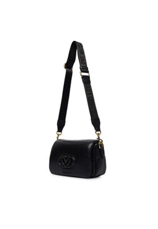 Love Moschino - LOVE MOSCHINO Torebka JC4333PP0OKM0000 Czarny. Kolor: czarny. Materiał: skórzane