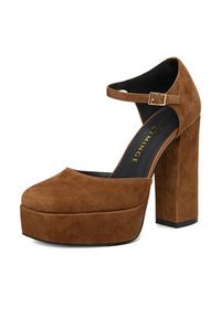 Eva Minge Czółenka EO-NIKI-E340-70H Brązowy. Kolor: brązowy. Materiał: zamsz, skóra #8