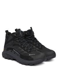 Merrell Trekkingi Moab Speed 2 Mid Gtx J037501 Czarny. Kolor: czarny. Materiał: materiał. Sport: turystyka piesza