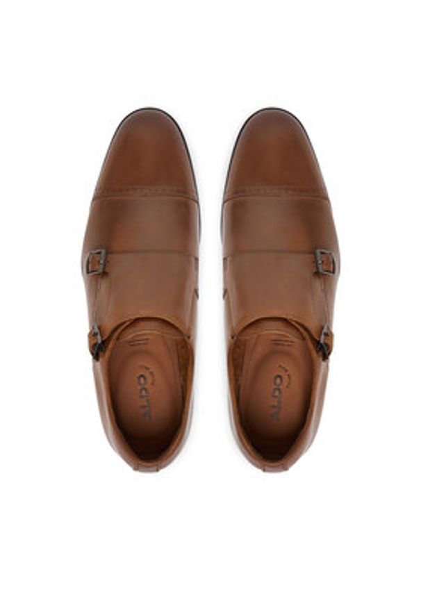 Aldo Półbuty Zelasien 13963683 Brązowy. Kolor: brązowy. Materiał: skóra