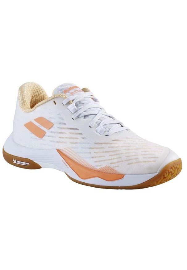 Buty do badmintona damskie Babolat Shadow Tour 5 Women. Kolor: wielokolorowy, biały, żółty