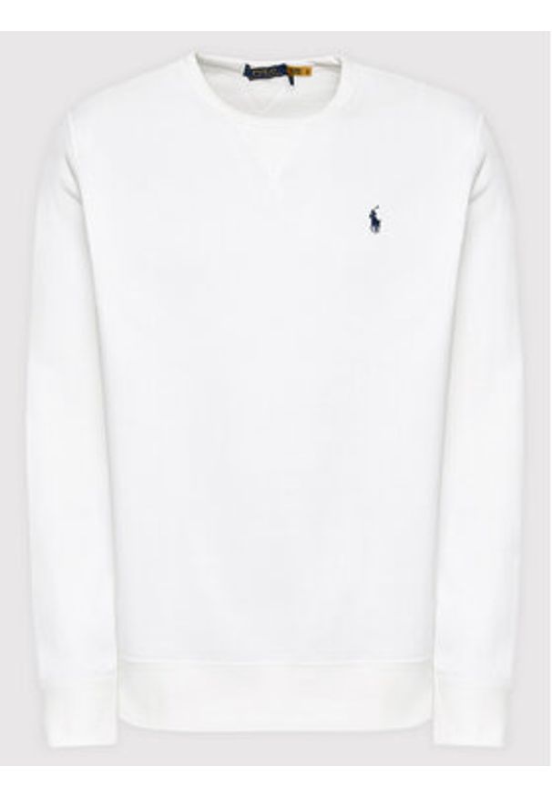 Polo Ralph Lauren Bluza Lsl 710766772009 Biały Regular Fit. Typ kołnierza: polo. Kolor: biały. Materiał: bawełna, syntetyk