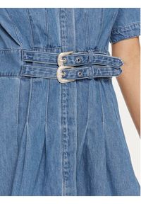 only - ONLY Sukienka jeansowa Myra 15300434 Niebieski Regular Fit. Kolor: niebieski. Materiał: bawełna #5