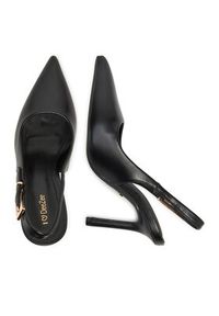 DeeZee Szpilki 6-705-8 Czarny. Kolor: czarny. Materiał: skóra. Obcas: na szpilce #5