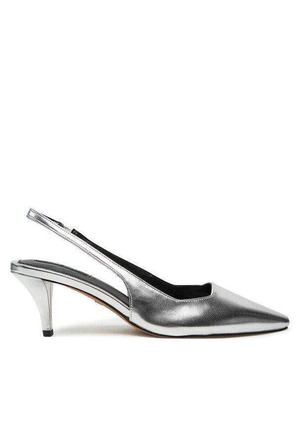 Czółenka Nine West. Kolor: srebrny