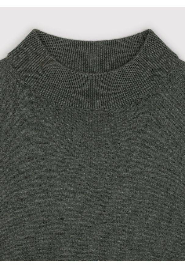 Pako Lorente - PAKO LORENTE - Półgolf męski w zielonym kolorze. Kolor: beżowy, zielony, czerwony, szary, niebieski. Materiał: wiskoza, nylon. Wzór: ze splotem, gładki