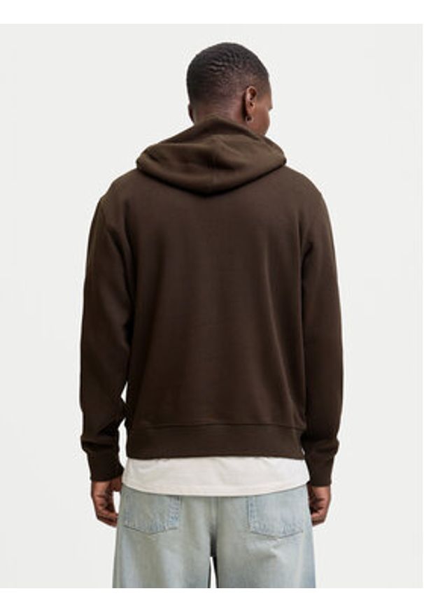 Jack & Jones Bluza Star 12233972 Brązowy Relaxed Fit. Kolor: brązowy. Materiał: bawełna