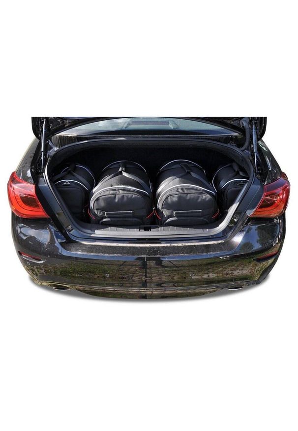 KJUST - Torby Do Bagażnika Infiniti Q70 Hev 2013-2018 4Szt Kjust. Kolor: czarny. Styl: sportowy