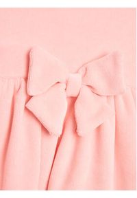 Jamiks Sukienka elegancka Roseline JZG248 Różowy Regular Fit. Kolor: różowy. Materiał: bawełna. Styl: elegancki