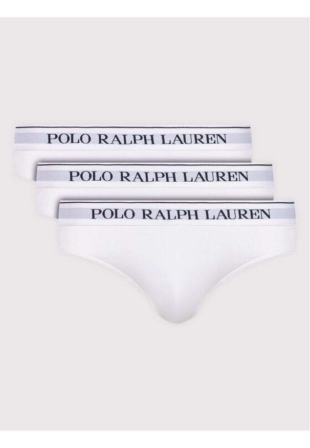Polo Ralph Lauren Komplet 3 par slipów 714835884001 Biały. Kolor: biały. Materiał: bawełna