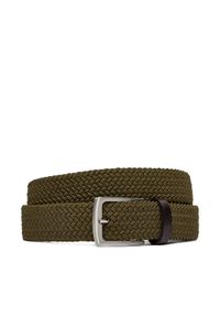 Aeronautica Militare Pasek Męski 261CI0307UCT03454 Zielony. Kolor: zielony. Materiał: materiał #1