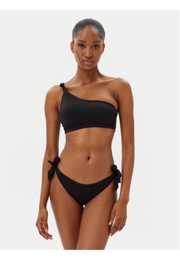 Max Mara Beachwear Dół od bikini Samuela 2516821059600 Czarny. Kolor: czarny. Materiał: syntetyk