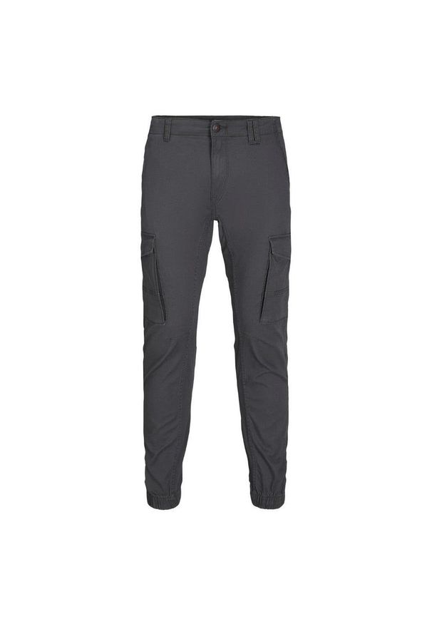 Spodnie Jack & Jones Cargo asfaltowe. Kolor: wielokolorowy. Sport: skateboard