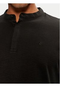 Pierre Cardin Longsleeve C5 30606/000/3055 Czarny Regular Fit. Kolor: czarny. Materiał: bawełna. Długość rękawa: długi rękaw #3