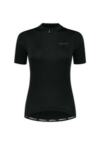 ROGELLI - Damska koszulka rowerowa CORE z krótkim rękawem, czarna. Kolor: czarny. Długość rękawa: krótki rękaw. Długość: krótkie