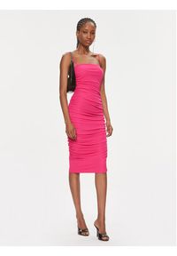 Pinko Sukienka koktajlowa Forza 101960 A17I Różowy Slim Fit. Kolor: różowy. Materiał: wiskoza. Styl: wizytowy #3