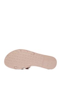 Nine West Klapki CEO-CT1120 Kremowy. Kolor: kremowy. Materiał: materiał #4