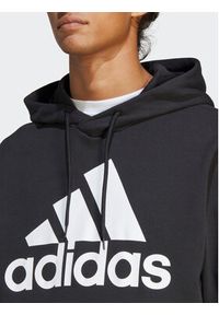Adidas - adidas Bluza Essentials French Terry Big Logo Hoodie IC9363 Czarny Regular Fit. Kolor: czarny. Materiał: bawełna #5