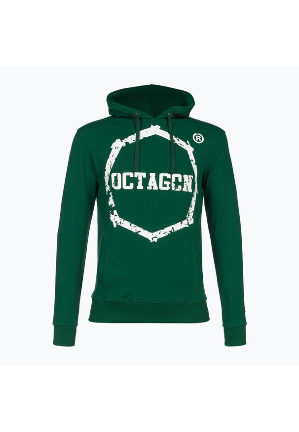 OCTAGON - Bluza męska Octagon Light Zęby. Kolor: zielony
