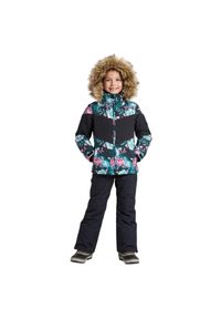Kurtka narciarska dla dzieci Roxy Gypsy membraną 15K. Kolor: czarny. Materiał: poliester. Wzór: kwiaty. Sezon: zima. Sport: narciarstwo #1
