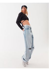 Calvin Klein Jeans Bluza J20J220690 Czarny Regular Fit. Kolor: czarny. Materiał: bawełna