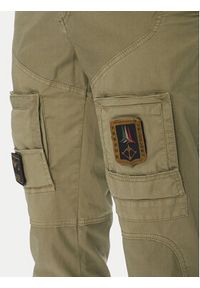 Aeronautica Militare Spodnie materiałowe 251PA1387CT1493 Khaki Regular Fit. Kolor: brązowy. Materiał: bawełna #5