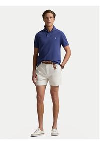 Polo Ralph Lauren Polo 710536856441 Granatowy Slim Fit. Typ kołnierza: polo. Kolor: niebieski. Materiał: bawełna #4