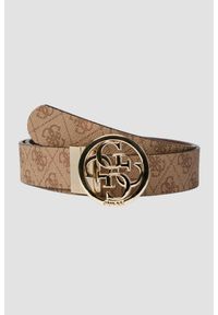Guess - GUESS Brązowy dwustronny pasek Noelle, Rozmiar XS. Kolor: brązowy