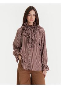 ViCOLO Koszula TF0287 Brązowy Regular Fit. Kolor: brązowy. Materiał: wiskoza #1