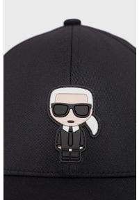 Karl Lagerfeld - Czapka. Kolor: czarny #3