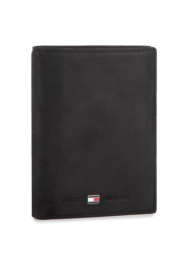 TOMMY HILFIGER - Tommy Hilfiger Portfel Johanson N/S Wallet W/Coin Pocket AM0AM00664 Czarny. Kolor: czarny. Materiał: skóra