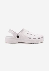 Born2be - Białe Klapki z Ażurową Cholewką Lumacine. Okazja: na co dzień, na spacer. Kolor: biały. Wzór: ażurowy. Sezon: lato. Styl: elegancki, casual #4