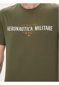 Aeronautica Militare T-Shirt 241TS2218J641 Khaki Regular Fit. Kolor: brązowy. Materiał: bawełna #2