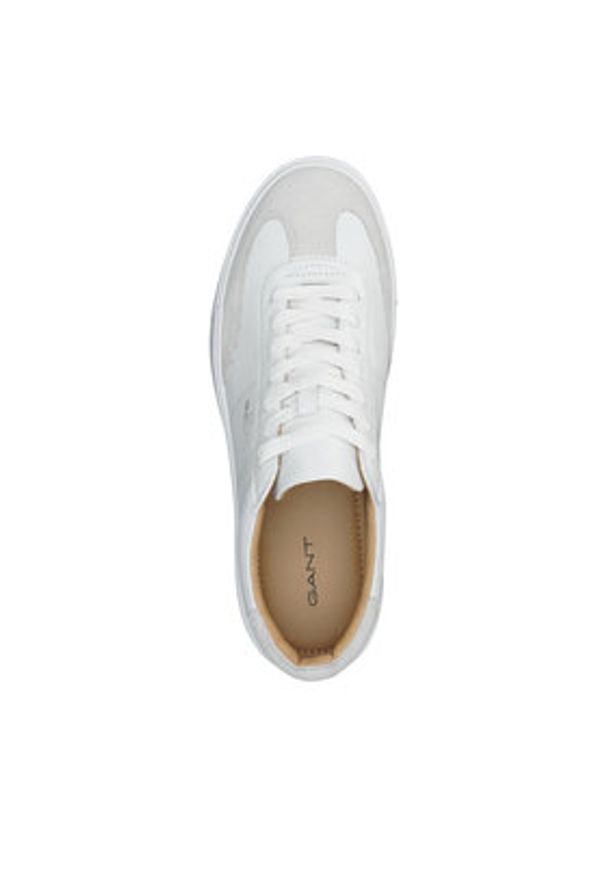 GANT - Gant Sneakersy 32633230 Biały. Kolor: biały. Materiał: skóra, zamsz