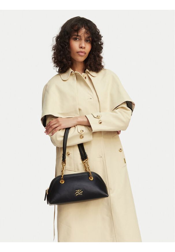 Karl Lagerfeld - KARL LAGERFELD Torebka B2W30039 Czarny. Kolor: czarny. Materiał: skórzane