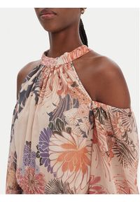 Guess Sukienka koktajlowa W6GK05 W1577 Beżowy Regular Fit. Kolor: beżowy. Materiał: syntetyk. Styl: wizytowy #3