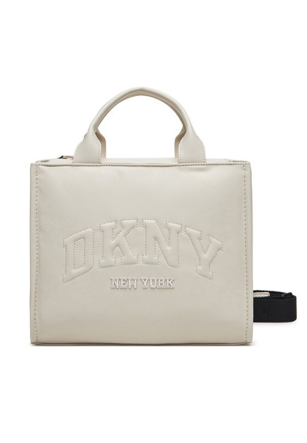 DKNY Torebka Hadlee R44AZR57 Écru. Materiał: skórzane