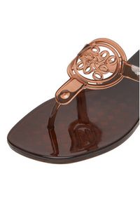 Nine West Japonki CEO-CT0906-1 Brązowy. Kolor: brązowy. Materiał: syntetyk #7