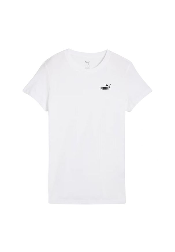 Puma - Damska Koszulka Z Logo ESS No.1 Small. Kolor: biały