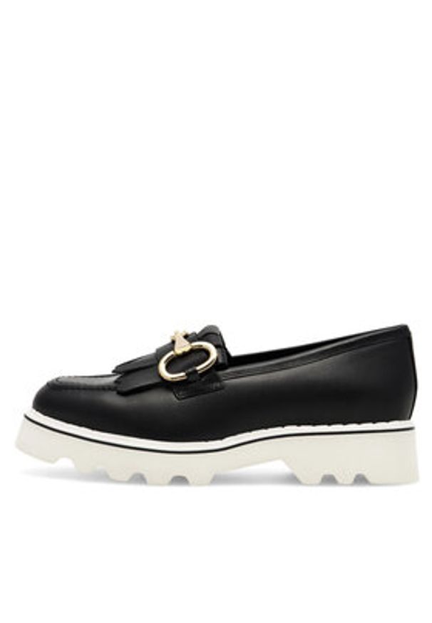 Badura Loafersy NECTOR-06W1-016 Czarny. Kolor: czarny. Materiał: skóra