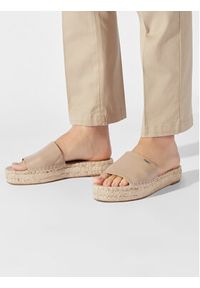 DKNY Espadryle K1304618 Beżowy. Kolor: beżowy. Materiał: skóra #7