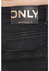 only - Only Jeansy Paola damskie medium waist. Kolor: czarny #4
