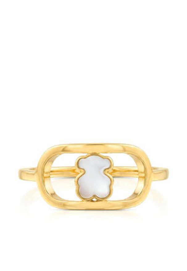 Tous - TOUS Pierścionek Camille 1004561814 Złoty. Materiał: metalowe. Kolor: złoty